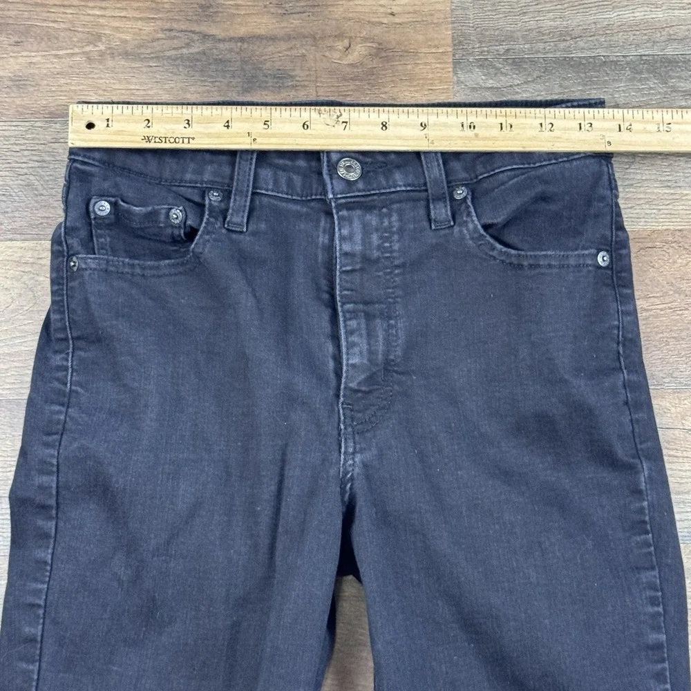 Levi's 725 High Rise Bootcut Jeans Size 29x32 Black